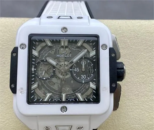 BB Factory Hublot SQUARE BANG UNICO 821.HX.0170.RX 1:1 Best Edition Replica Watch